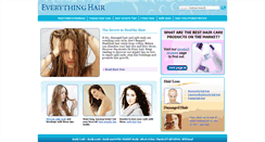 Desktop Screenshot of everythinghair.com